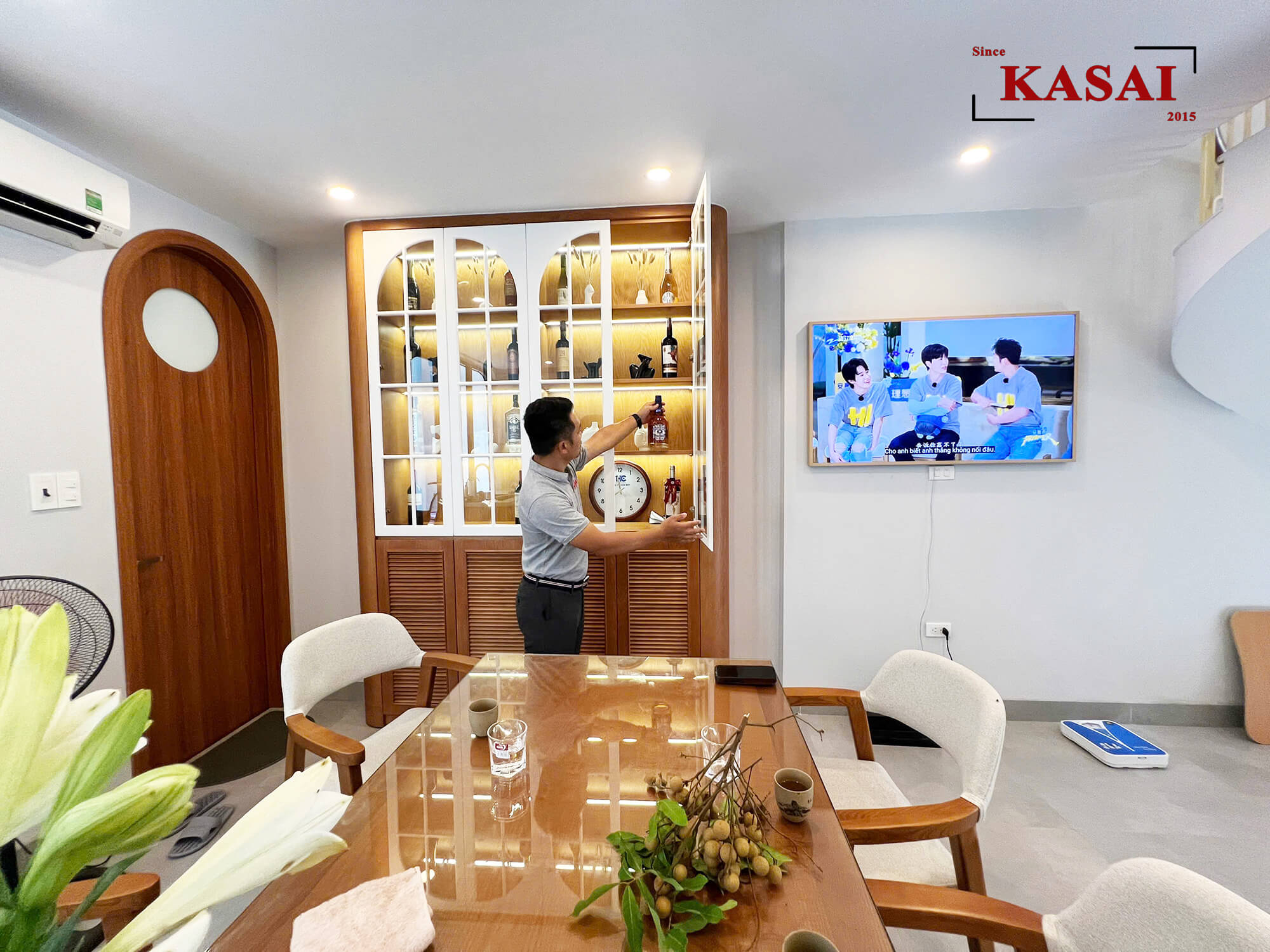 Phòng bếp nhà 3 tầng KASAI
