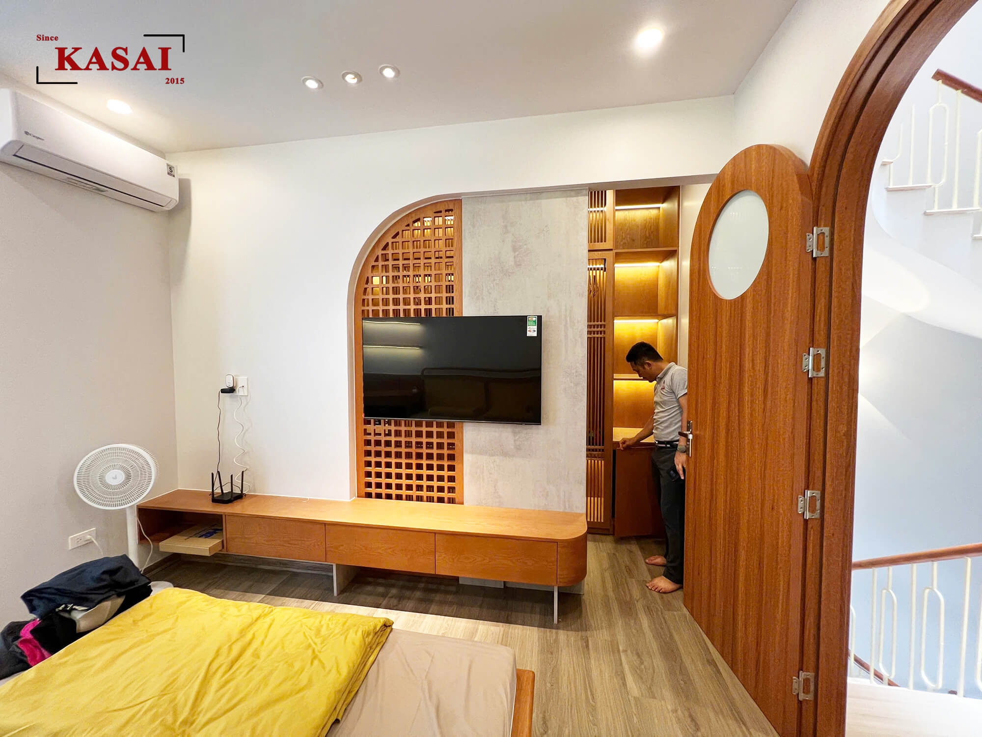Phòng ngủ 1 nhà 3 tầng Hà Nội