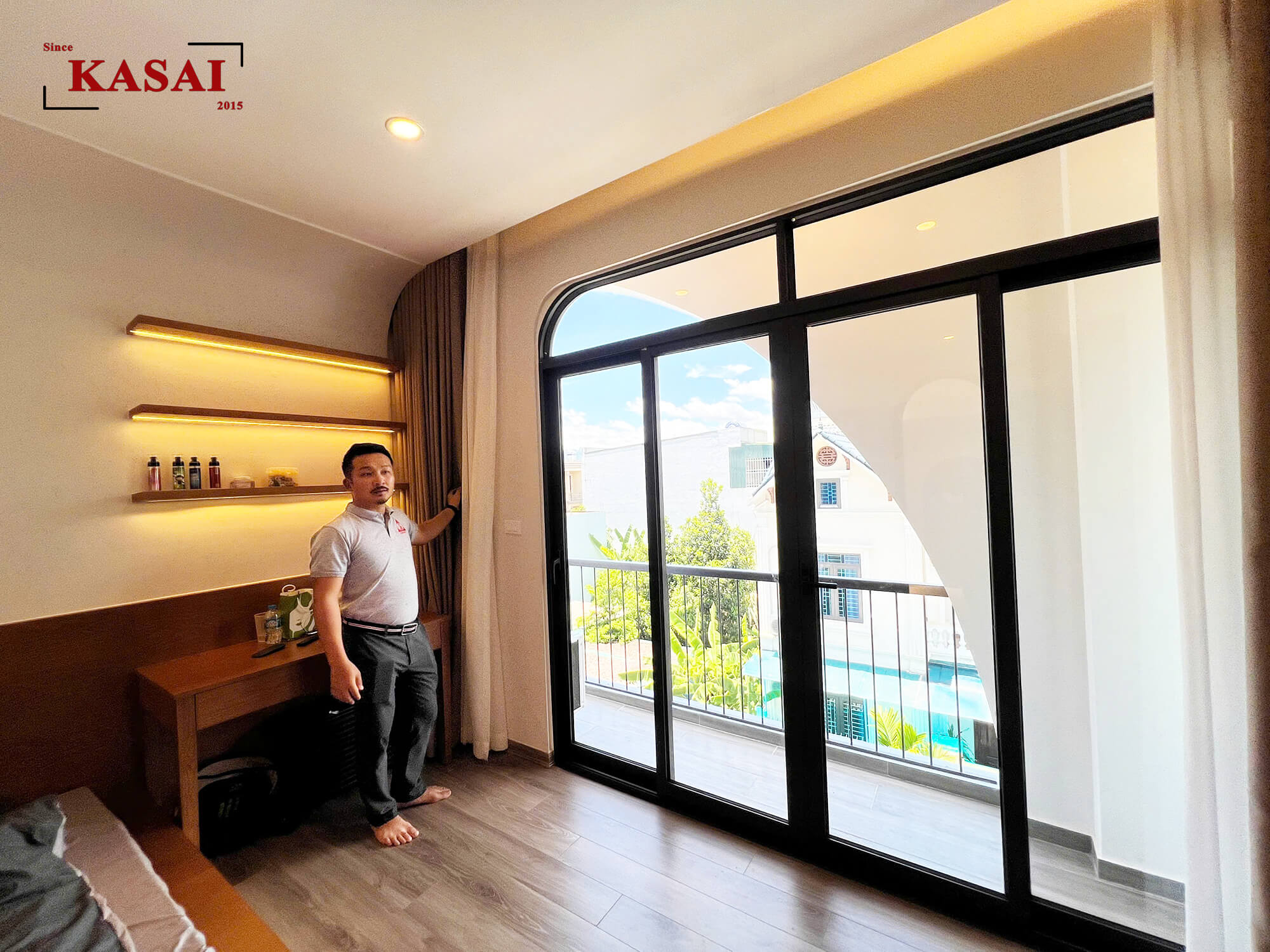 Phòng ngủ 2 nhà 3 tầng Hà Nội