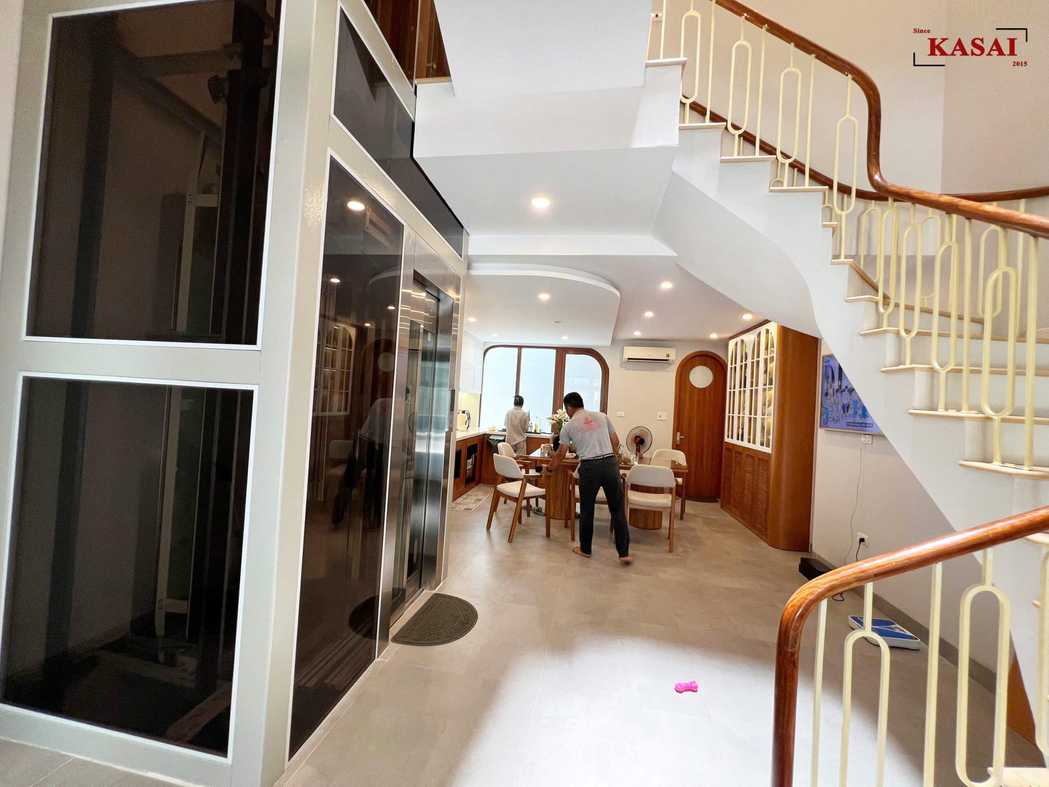 Thang máy nhà 3 tầng KASAI