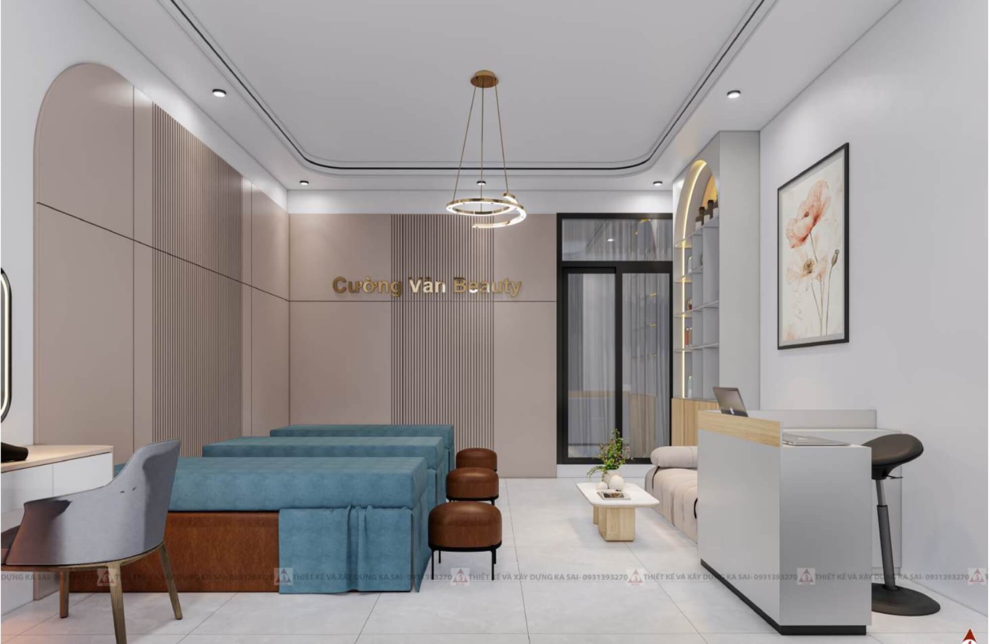 Khu vực kinh doanh nhà ống 5x20m hiện đại đẹp