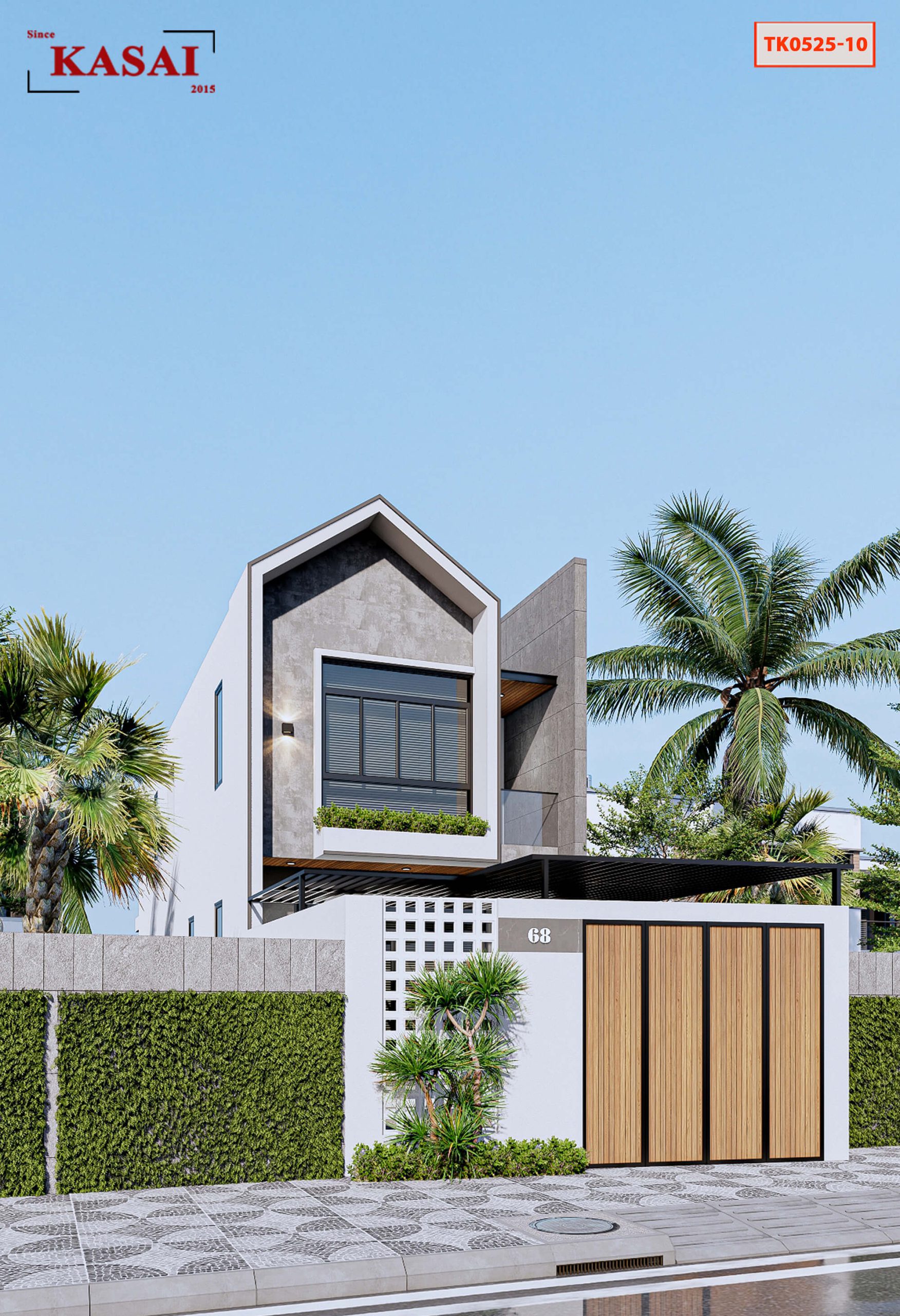 Mẫu nhà 5x17m 2 tầng đẹp