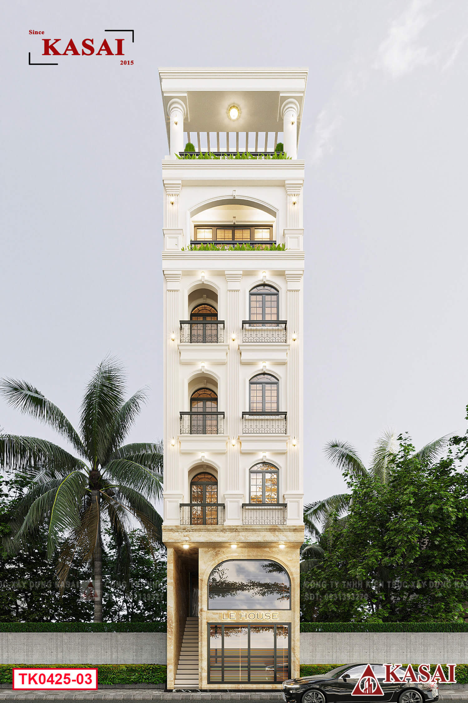 Thiết kế nhà phố kết hợp kinh doanh