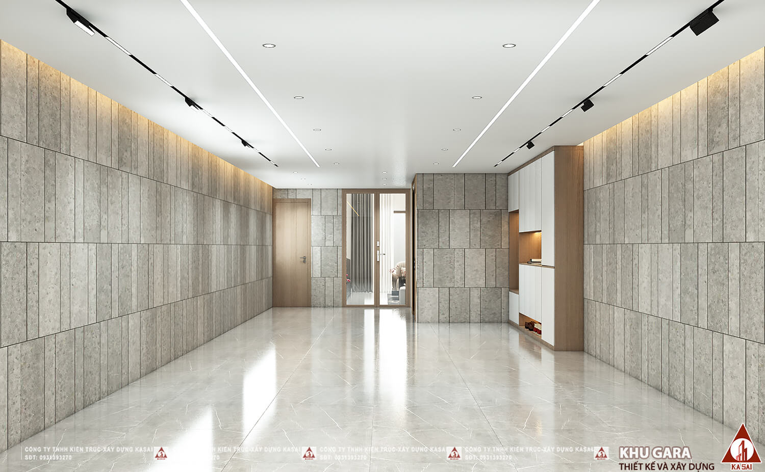 Gara mẫu nhà 5x21m