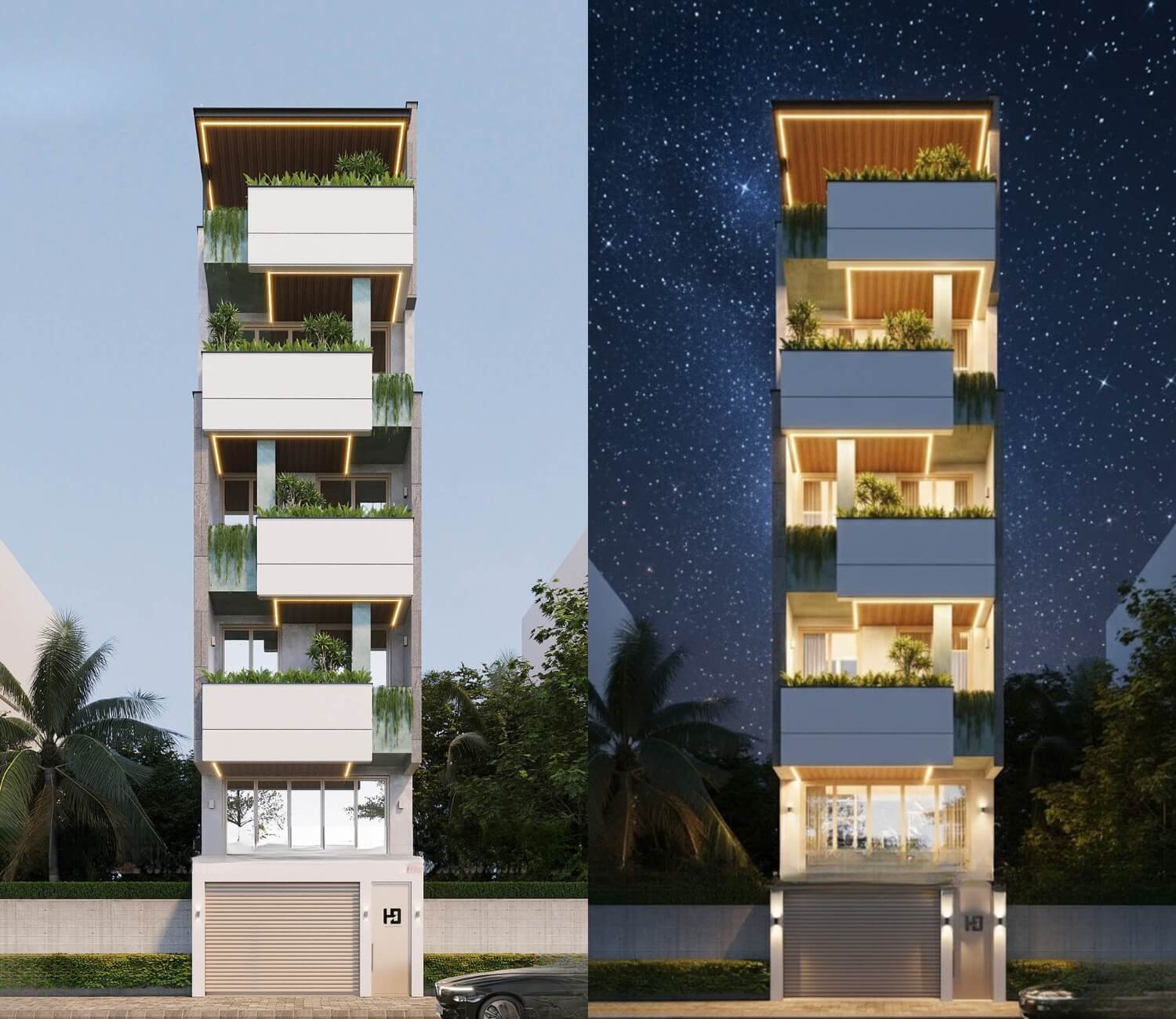 Mẫu nhà 5x21m đẹp Mẫu nhà 5x21m đẹp