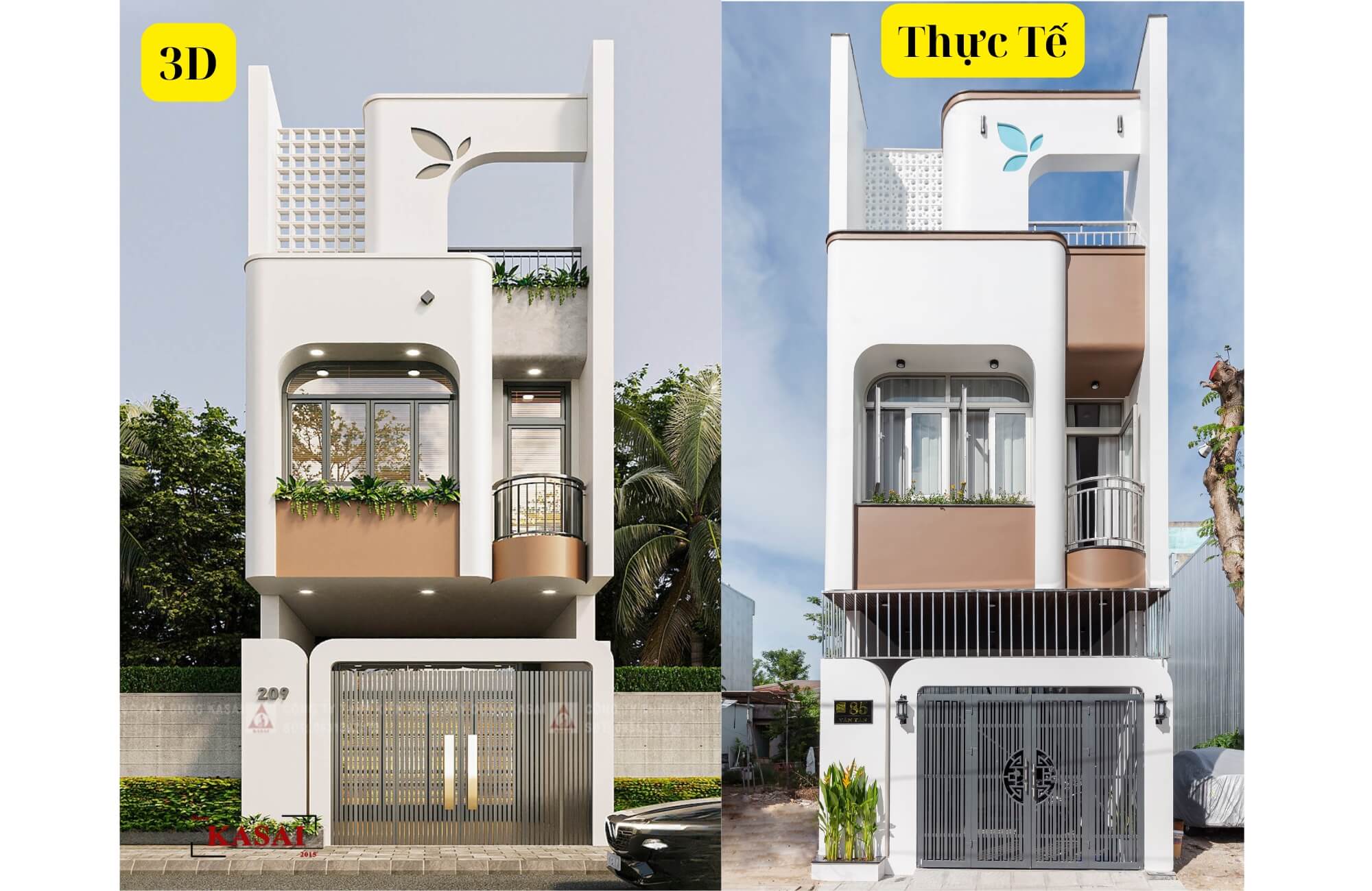 Mãn nhãn với ngôi nhà hoàn thiện giống 99% bản vẽ tại Đà Nẵng
