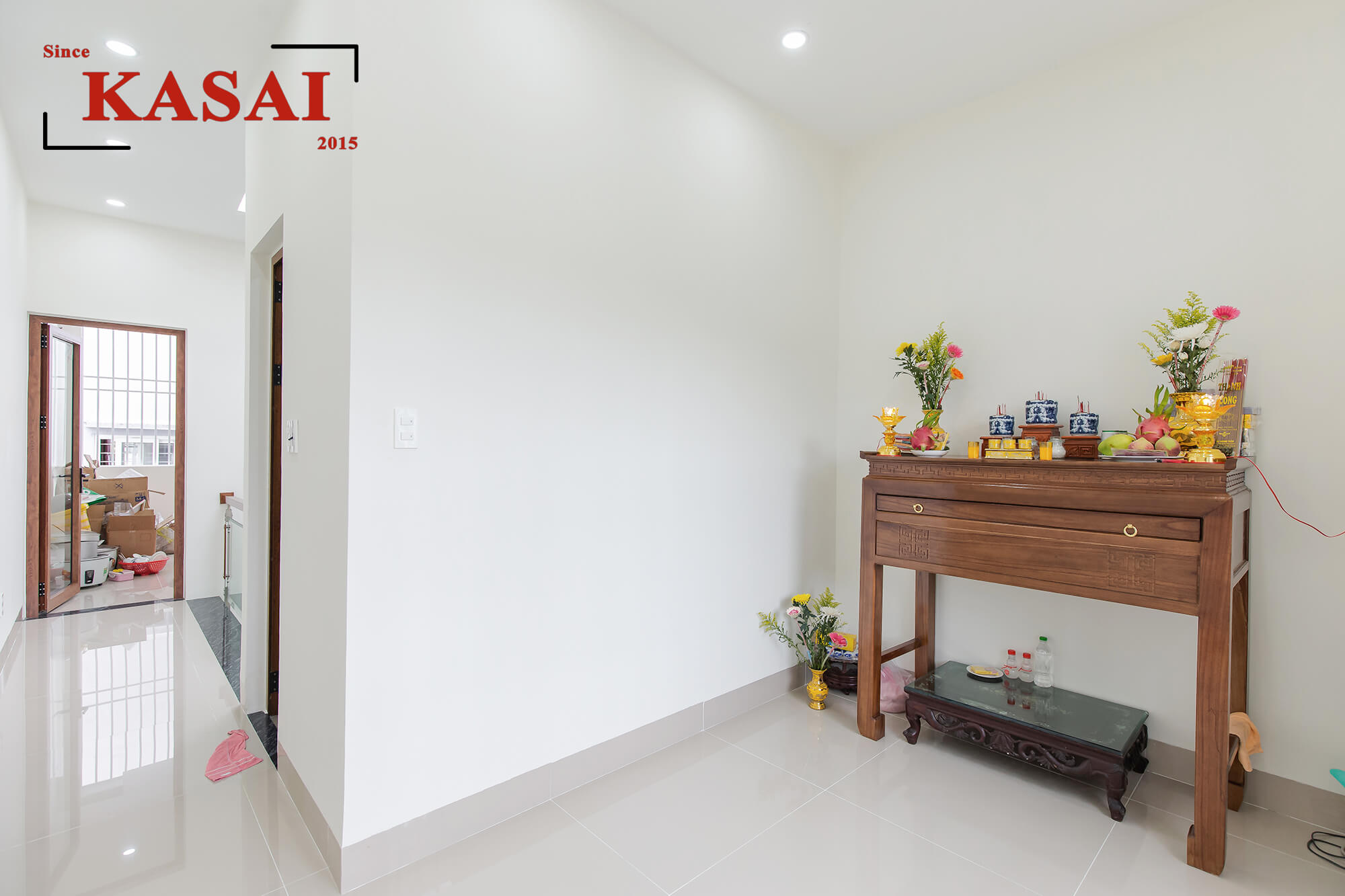 Xây nhà trọn gói T's House phòng thờ