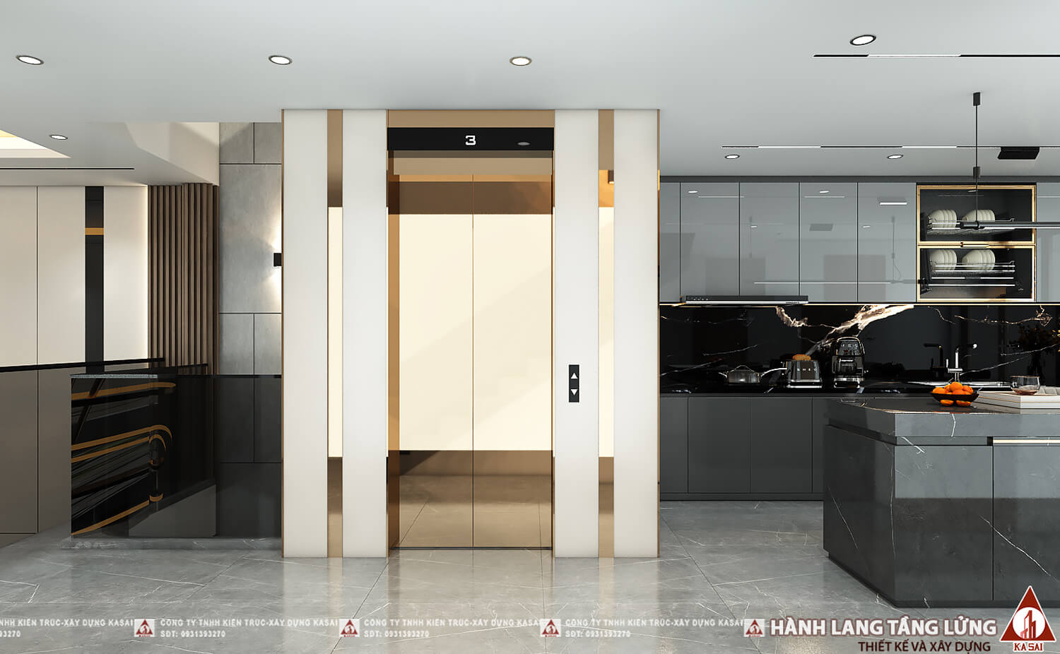 Thang máy mẫu nhà 5x21m