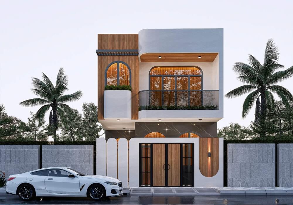 6x13m bản vẽ thiết kế nhà mặt tiền 6m siêu đẹp và rộng rãi