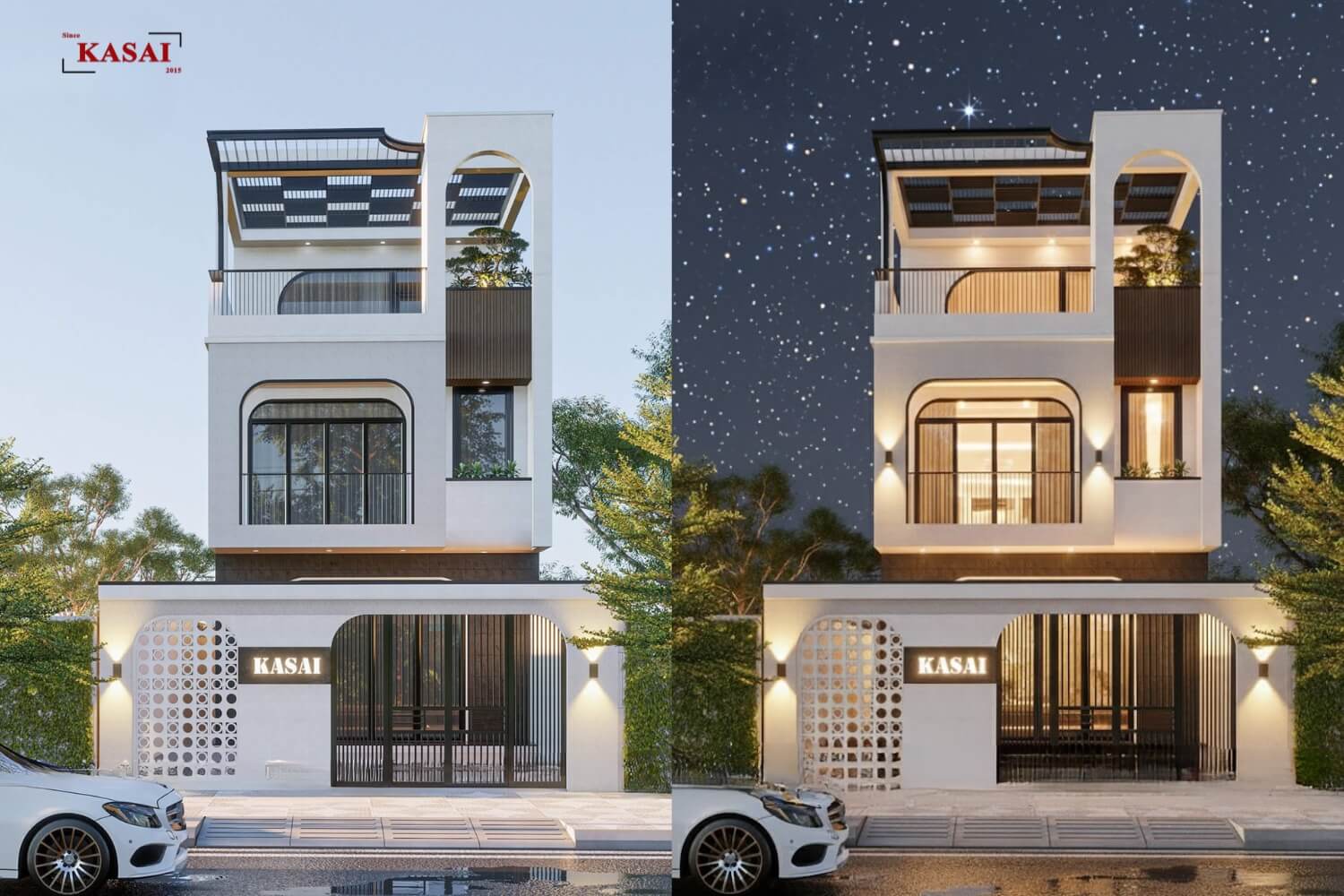 Bản vẽ thiết kế nhà 7x20m 3 tầng hiện đại và đầy lôi cuốn