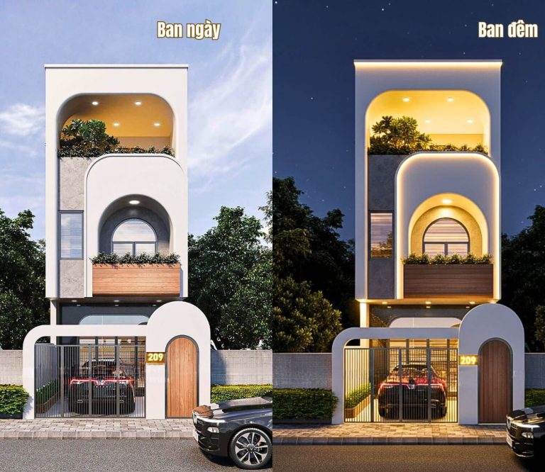 Mẫu nhà 3 tầng mặt tiền 5m