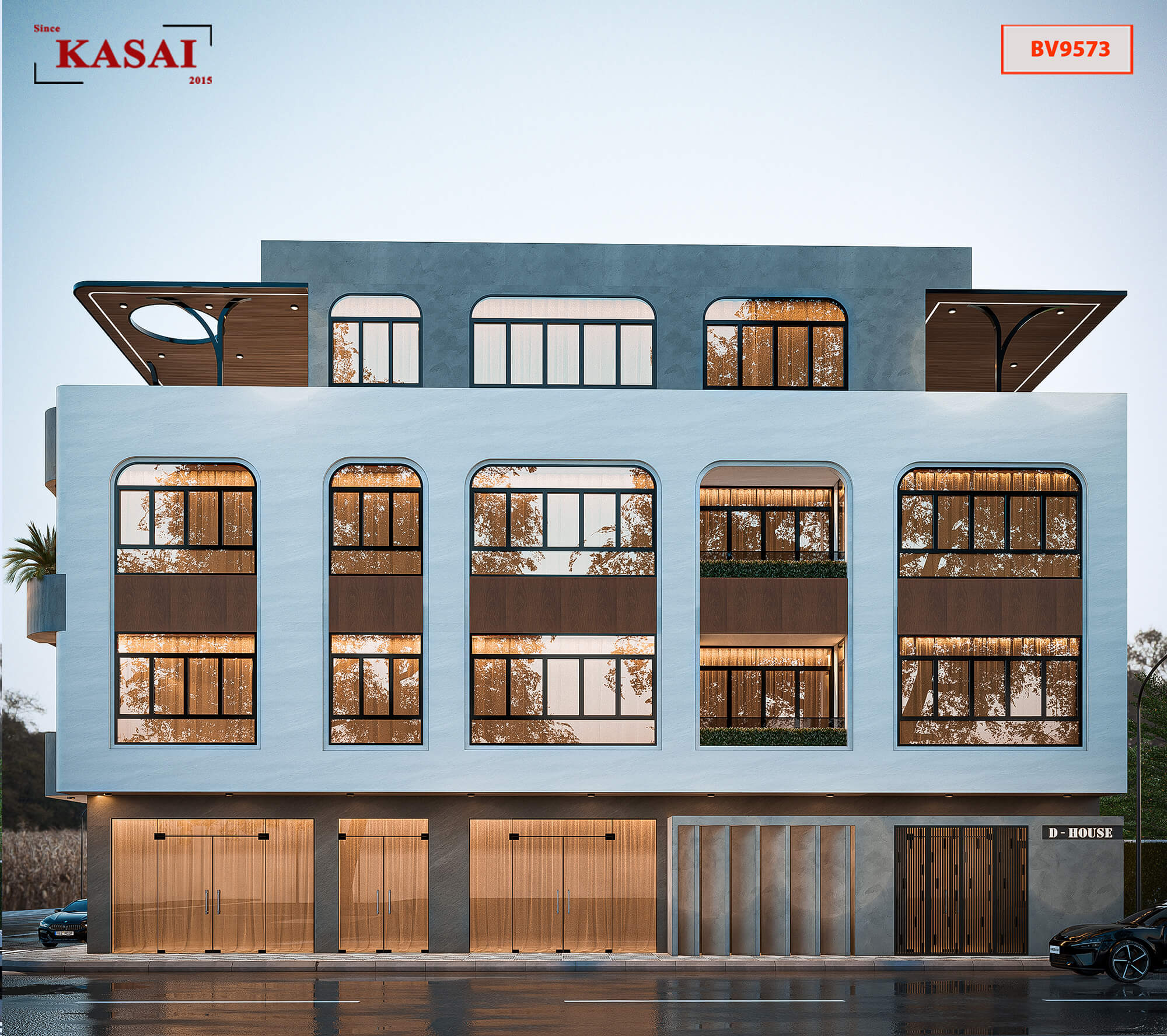 Mẫu nhà 4 tầng hiện đại