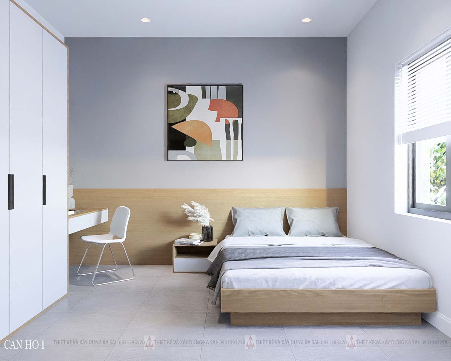 Căn hộ dịch vụ mặt tiền lam gỗ