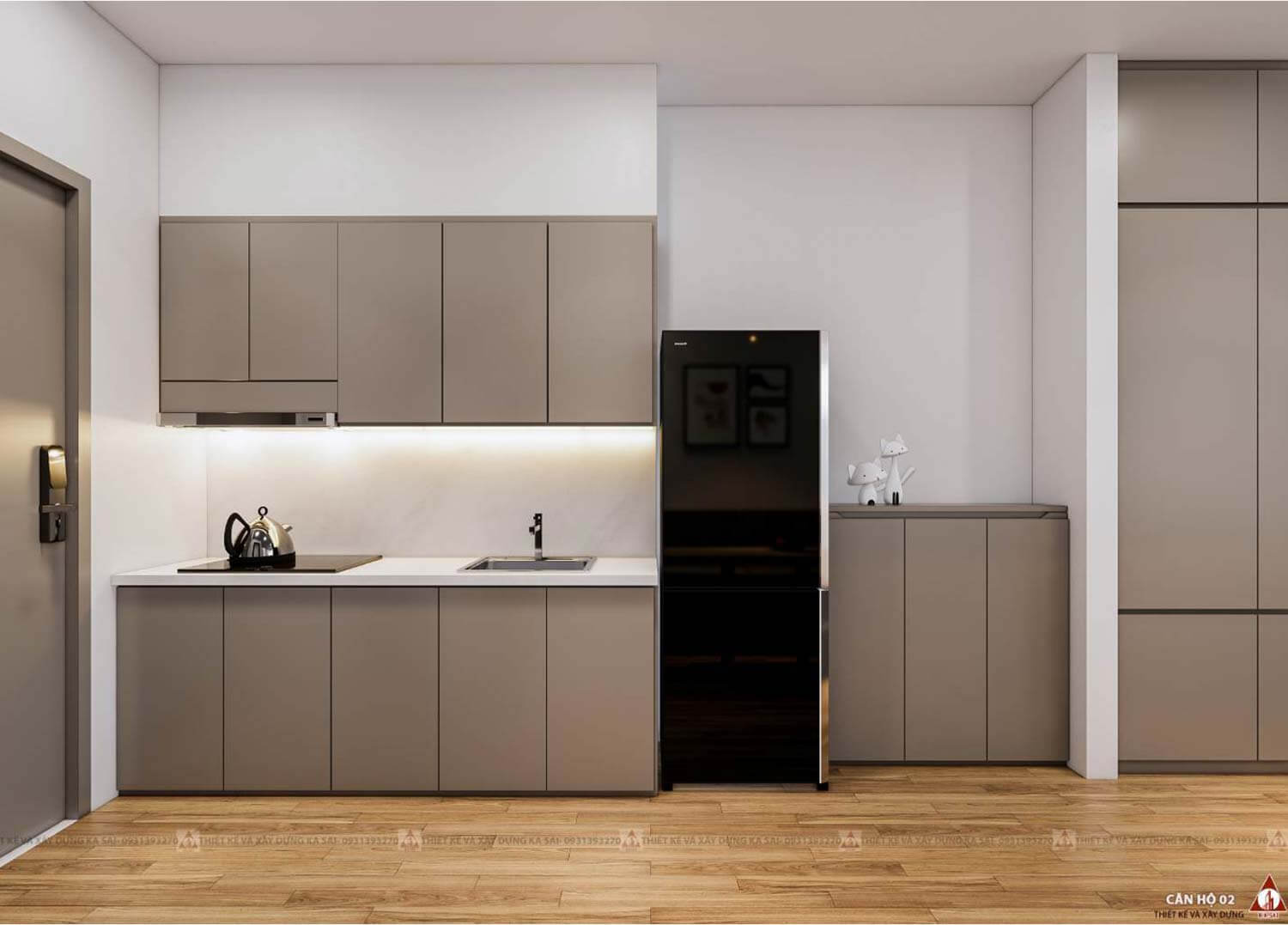 Thiết kế căn hộ mẫu tân tòa nhà Apartment cho thuê tại Đà Nẵng