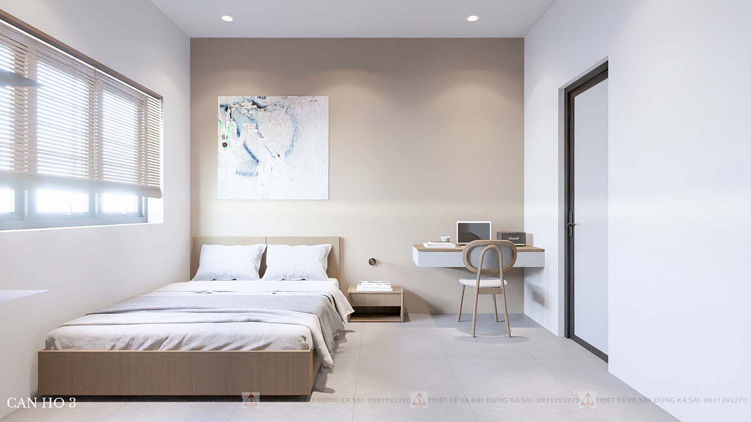 Căn hộ mẫu thiết kế căn hộ dịch vụ 5x20m