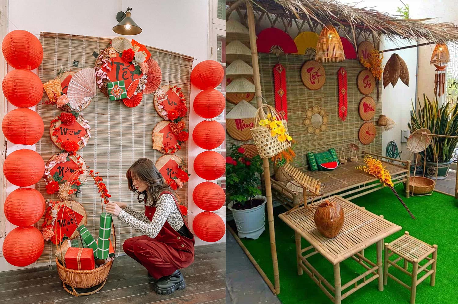 Concept chụp ảnh tết tại nhà