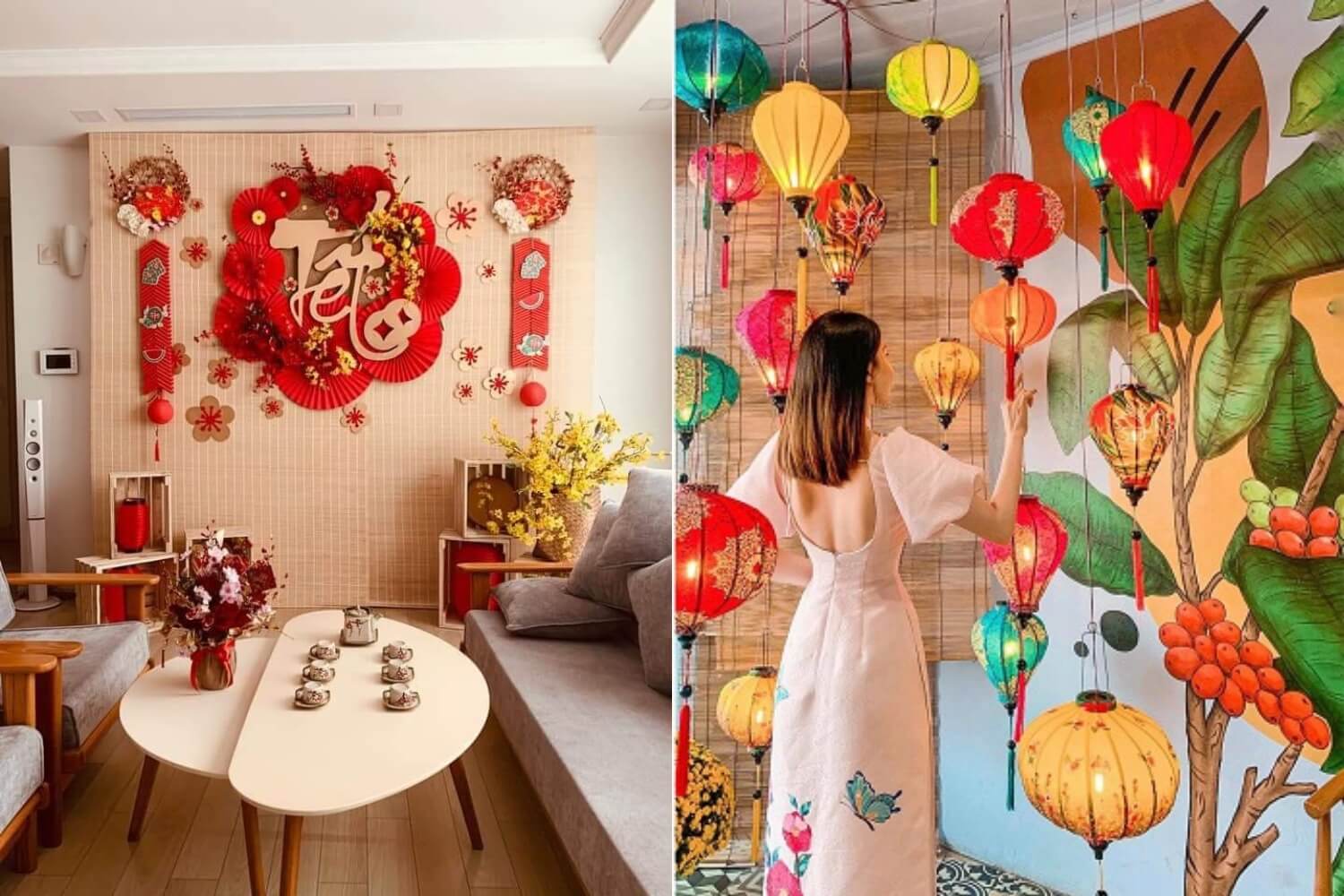 Concept chụp ảnh tết tại nhà