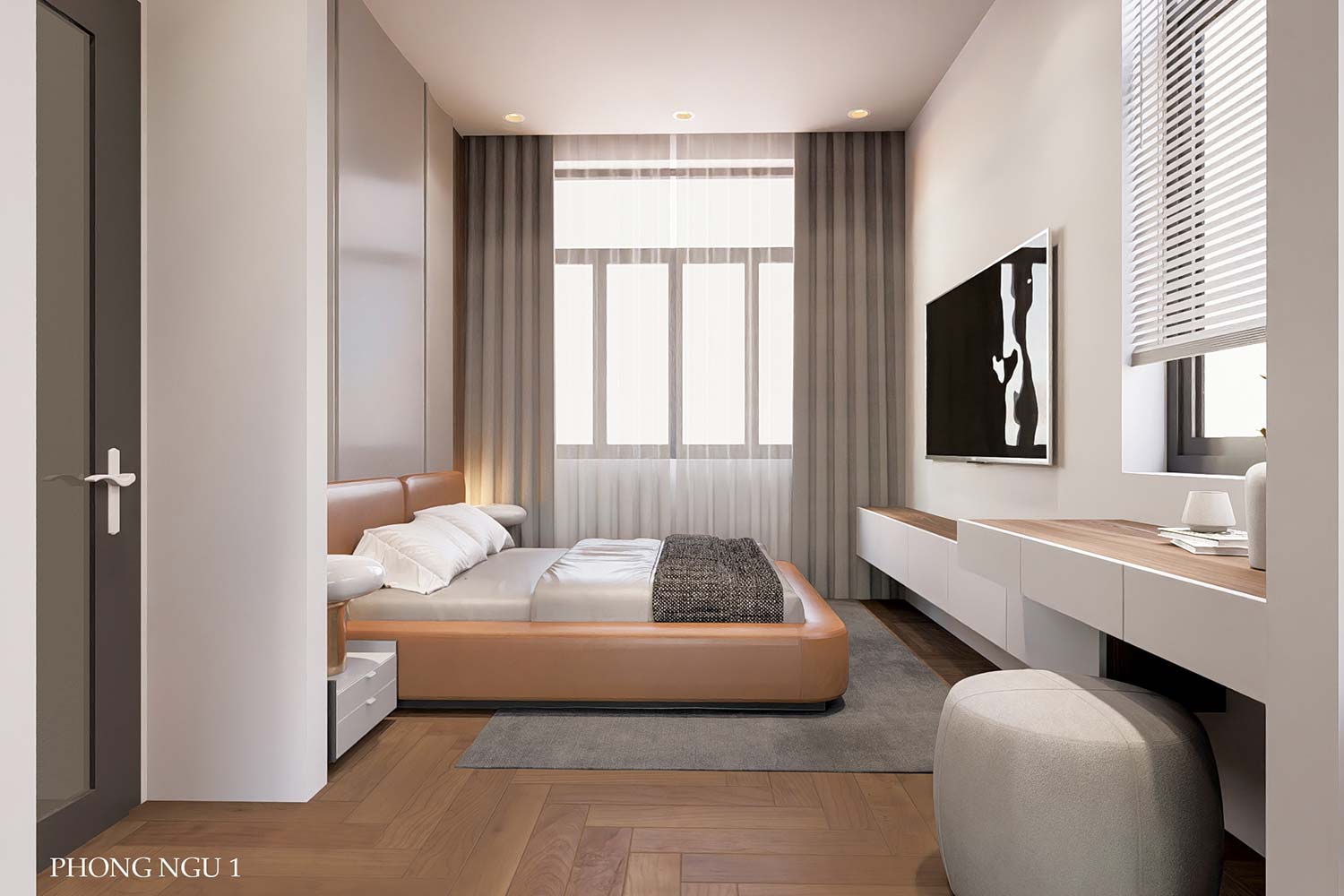 Phòng ngủ 1 Loan's Villa 3 tầng