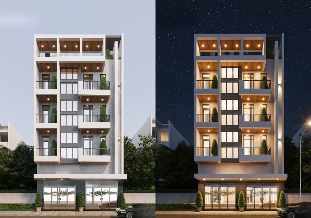 Thiết kế căn hộ hiện đại đơn giản mà tiện nghi