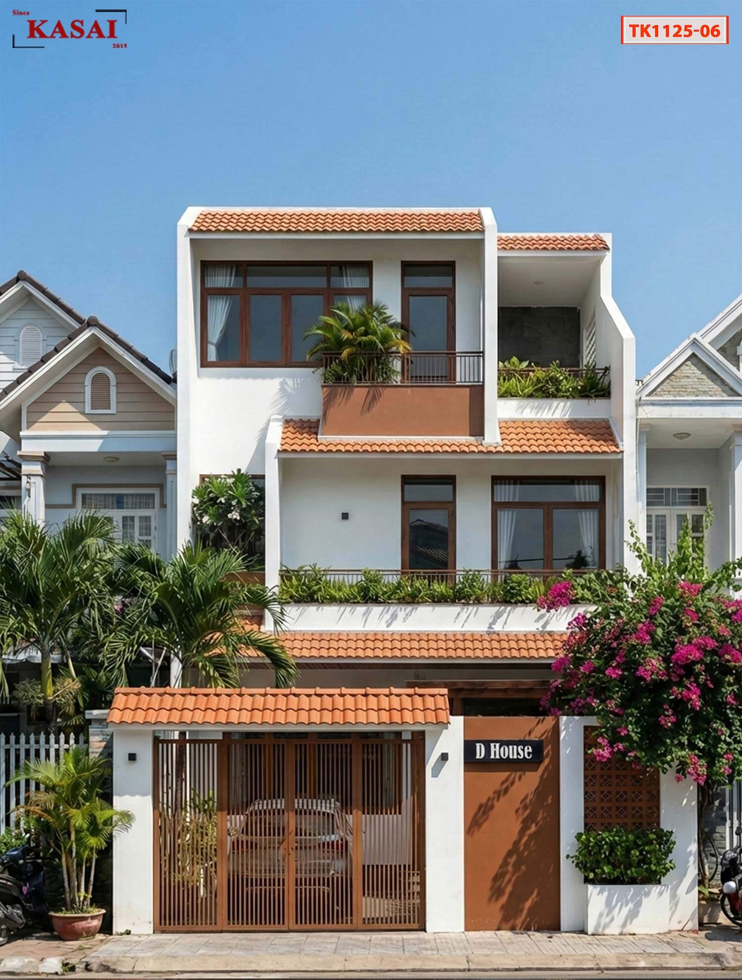 Thiết kế nhà 7x16m 3 tầng