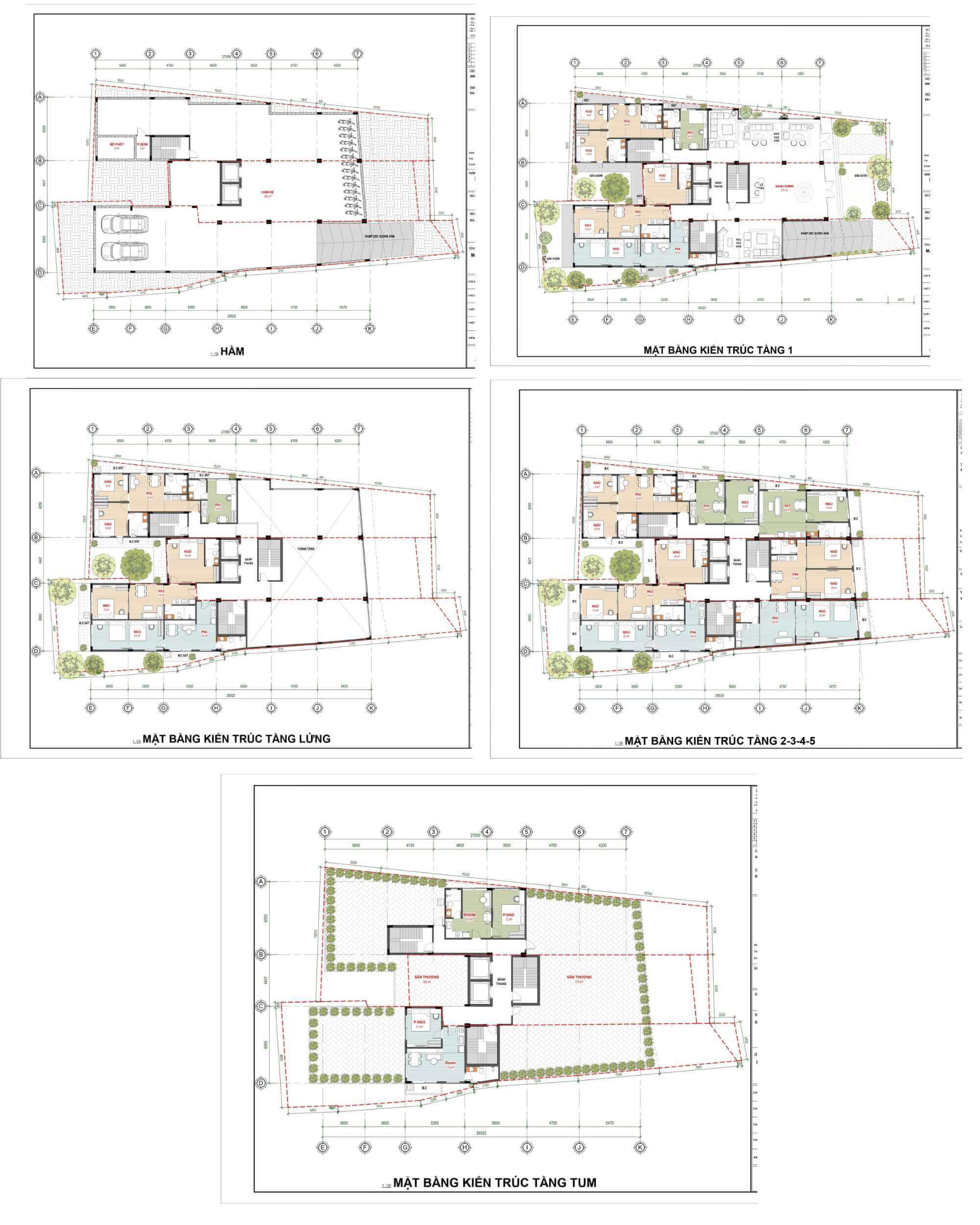 Bản vẽ căn hộ Ngân Khánh Apartment