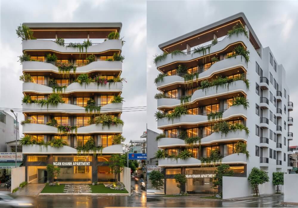 Ngân Khánh Apartment – Dấu ấn mềm mại xanh mát giữa đô thị