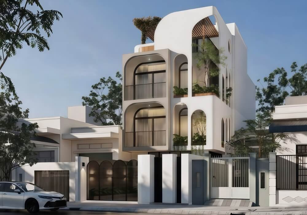 Ngôi nhà của những đường cong mỹ miều