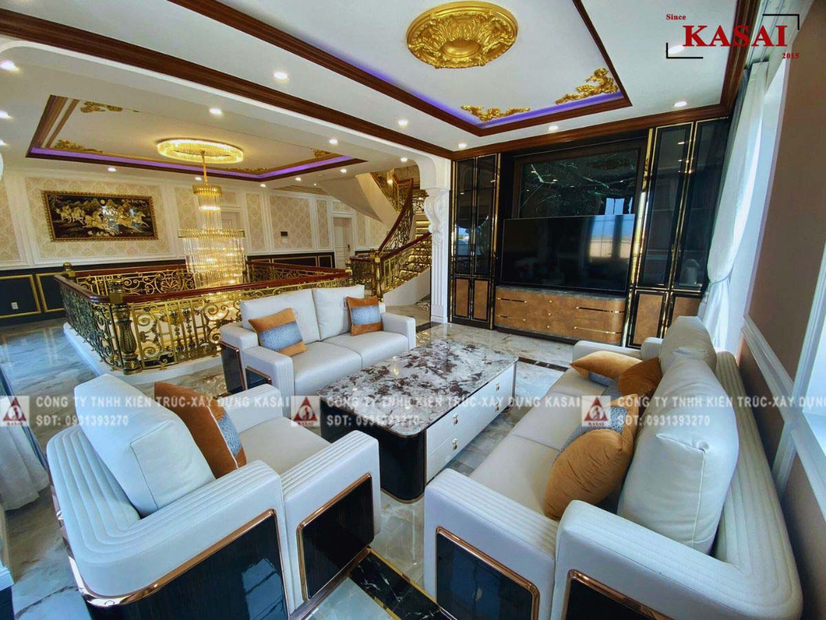 Phòng shc biệt thự 3 tầng tân cổ điển