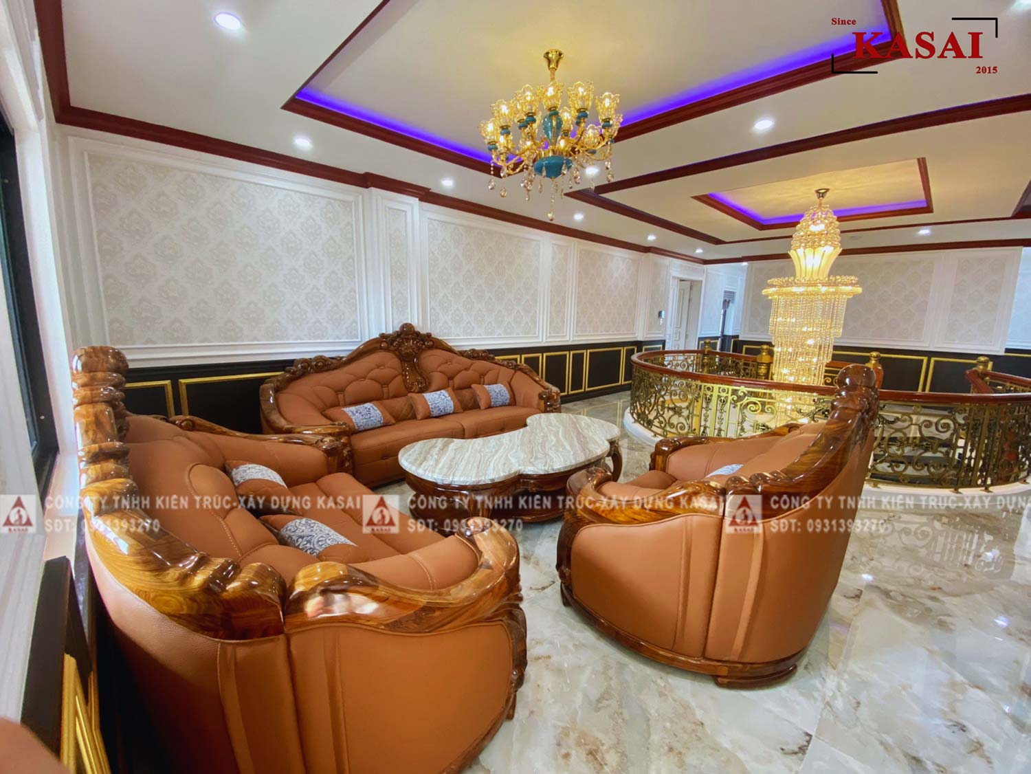 Phòng shc biệt thự 3 tầng tân cổ điển