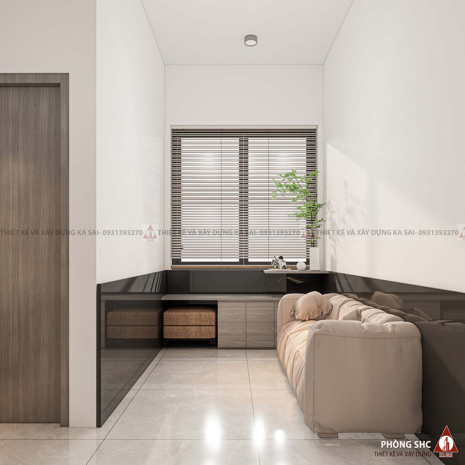 Phòng shc mẫu nhà biệt thự 8x18m