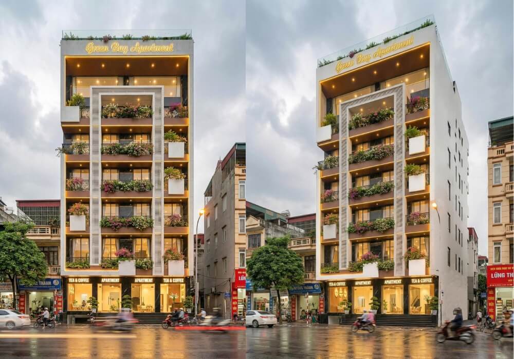 Căn hộ 9 tầng rực rỡ giữa phố đông mà vẫn bình yên đến lạ