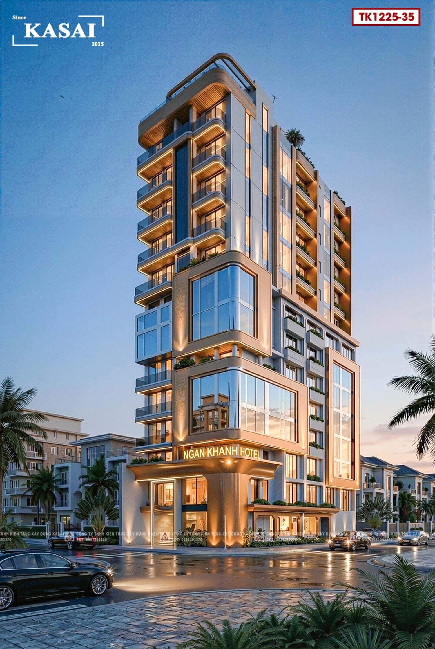 Khách sạn sang trọng 9 tầng