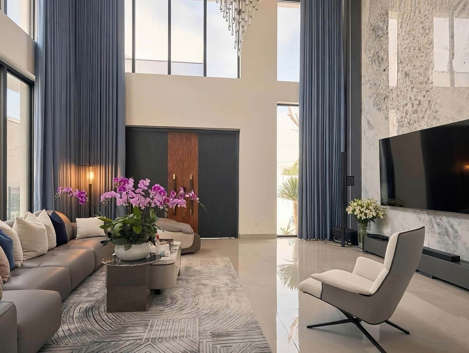 Phòng khách Villa sang trọng tại Quảng Bình