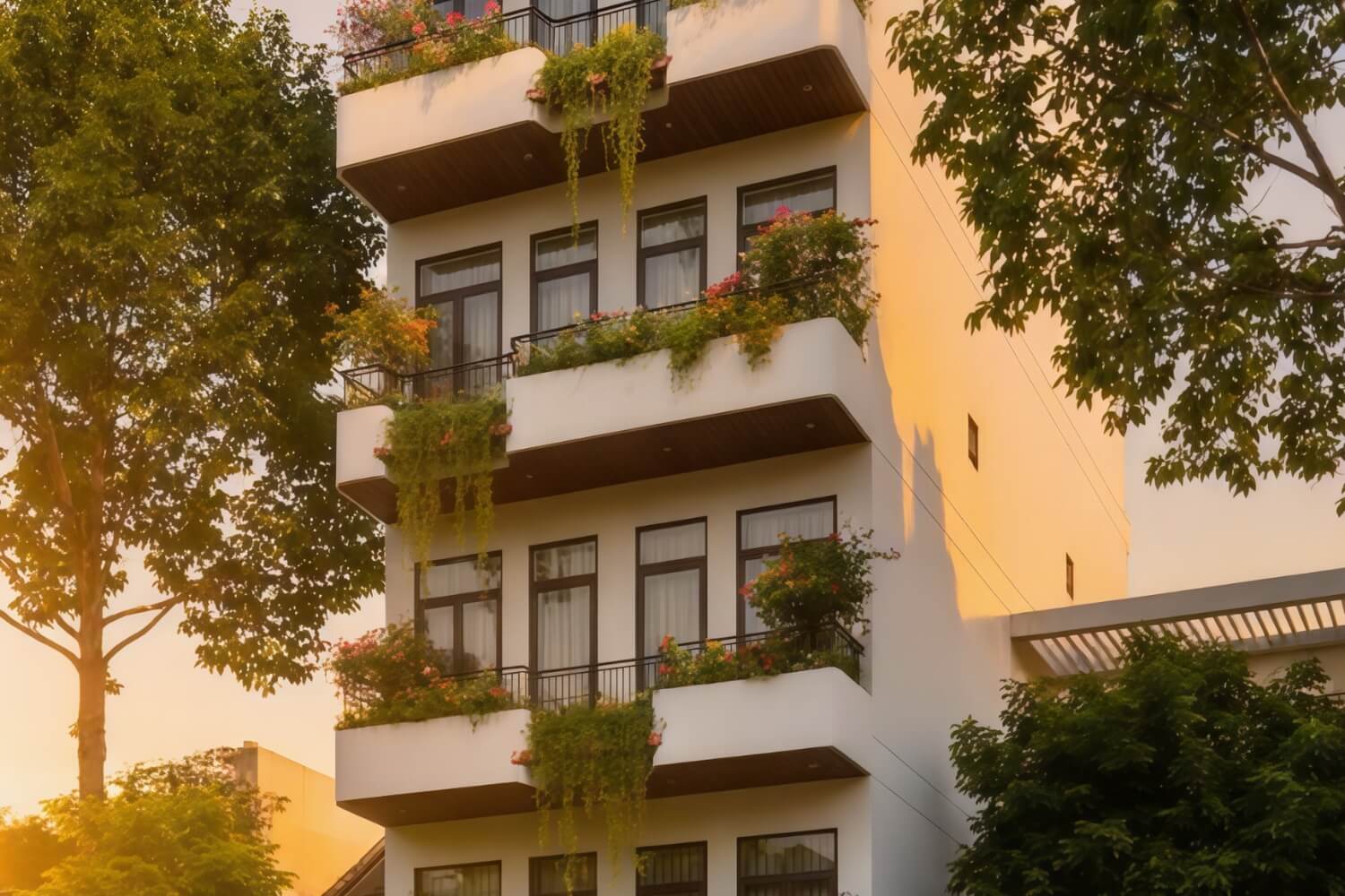 Thiết kế không gian xanh mát Đà Nẵng trong căn hộ phố