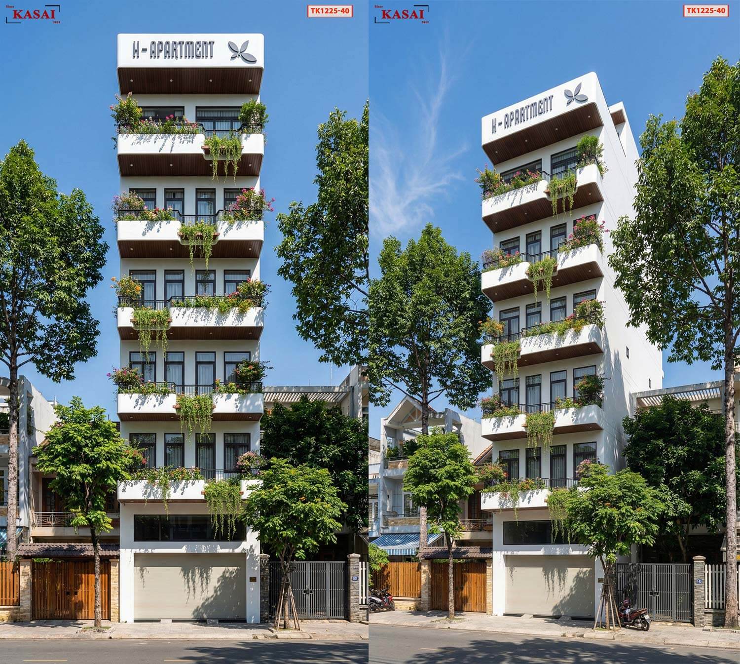 Thiết kế không gian xanh mát Đà Nẵng trong căn hộ phố