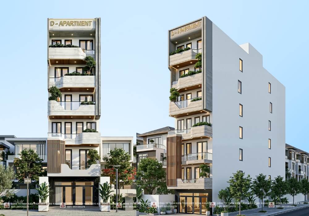 Căn hộ 6 tầng tối giản mà đầy sự thu hút