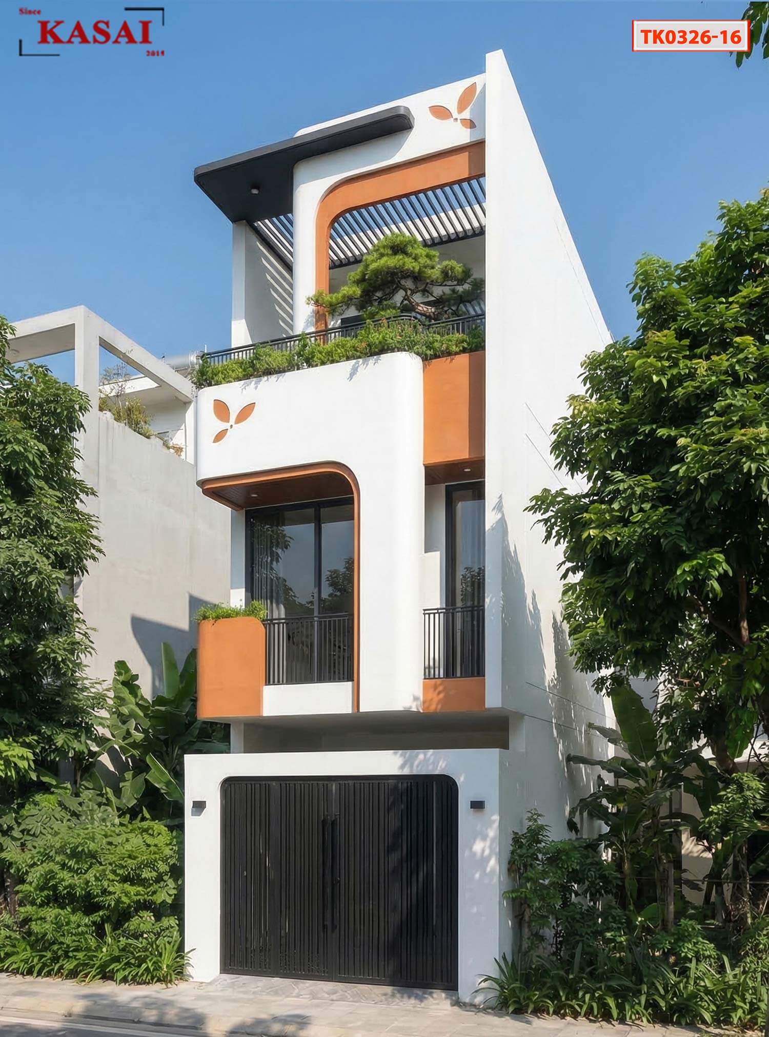 Mẫu nhà 3 tầng 4x15m