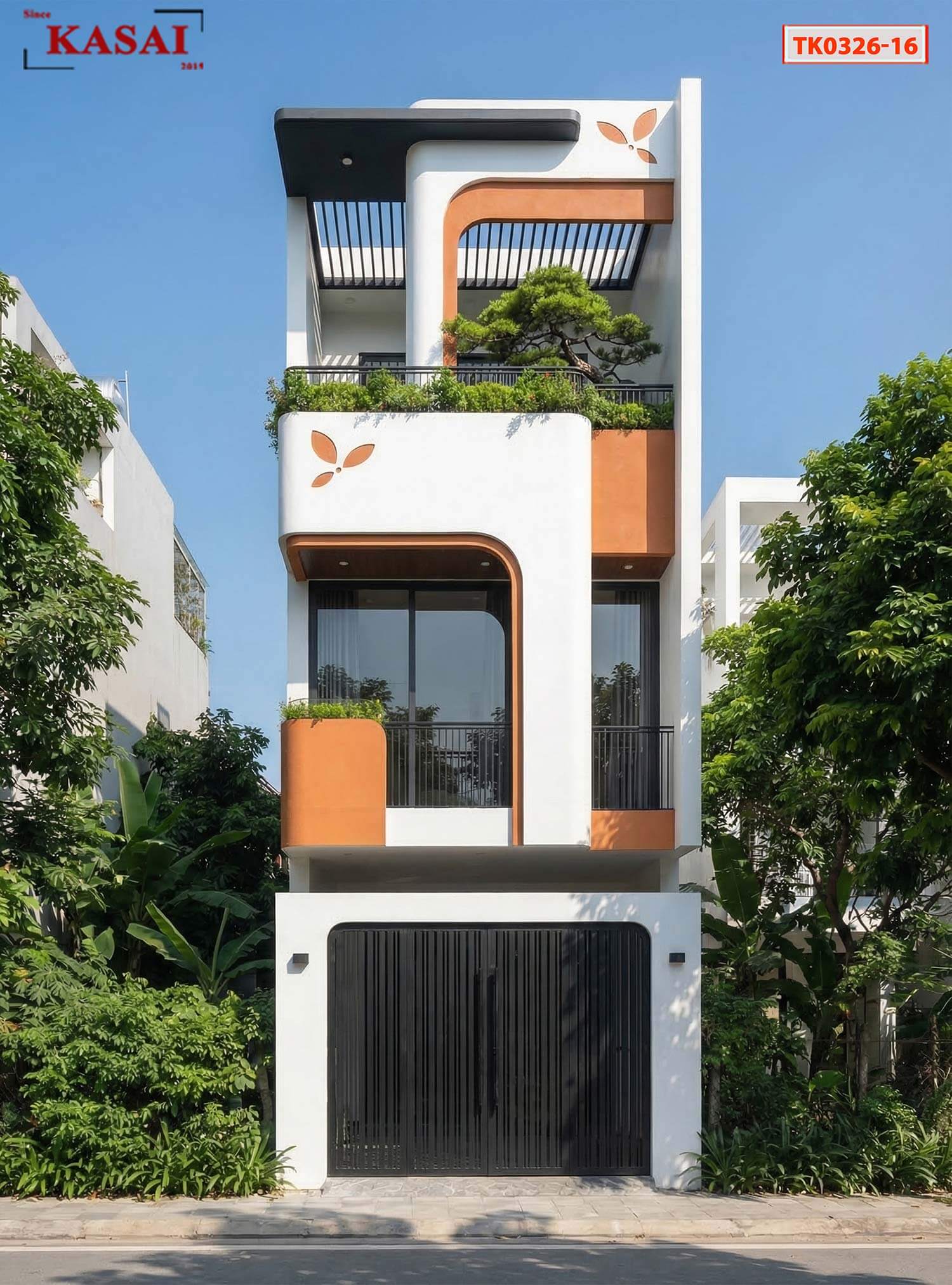 Mẫu nhà 3 tầng 4x15m