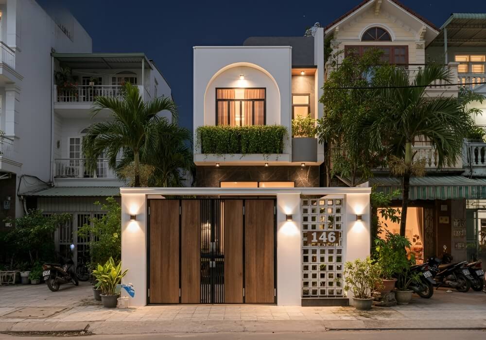 5x15m nhà 2 tầng 3 phòng ngủ 5×15 đẹp mê ly