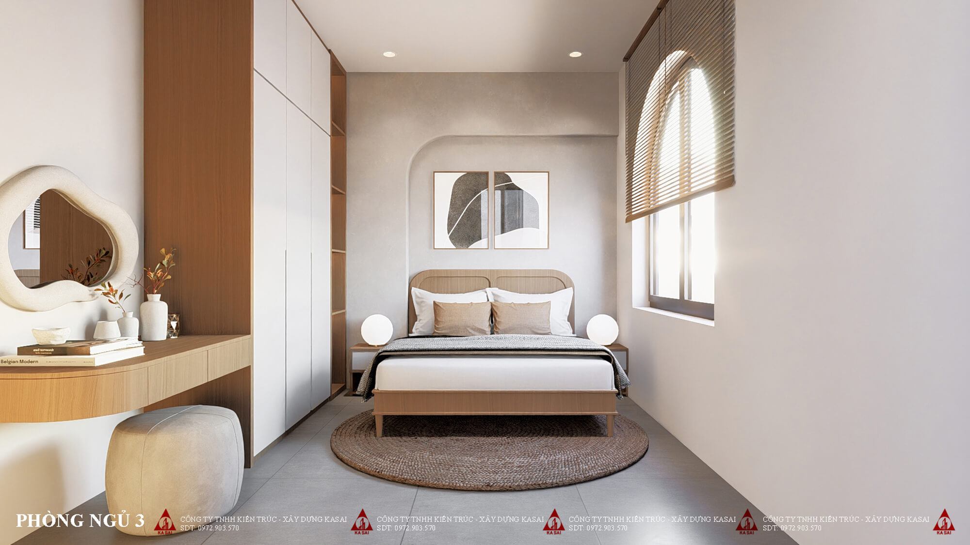 Nhà 3 tầng chữ L 100m2