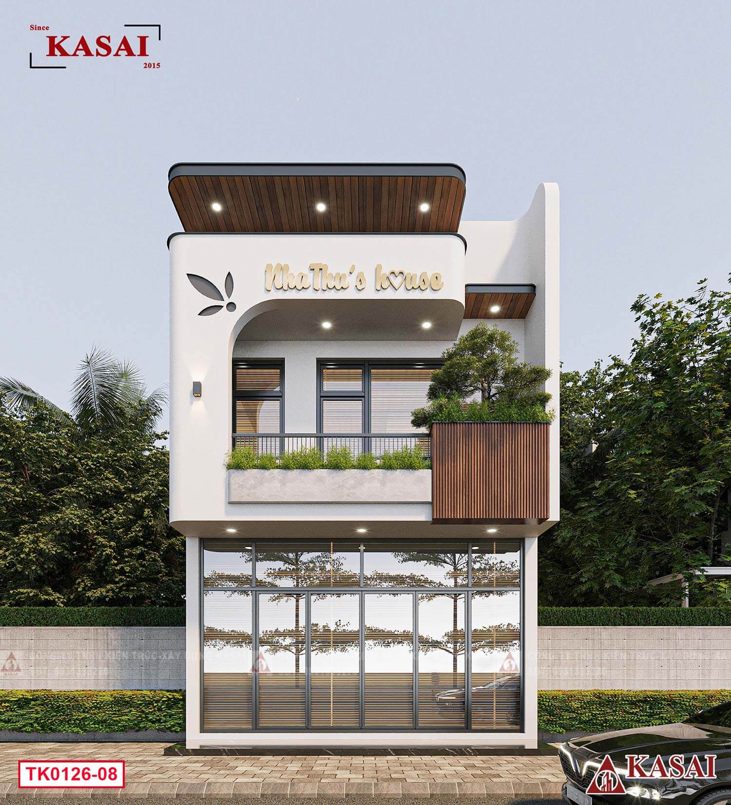 Thiết kế nhà phố 7x15m 2 tầng