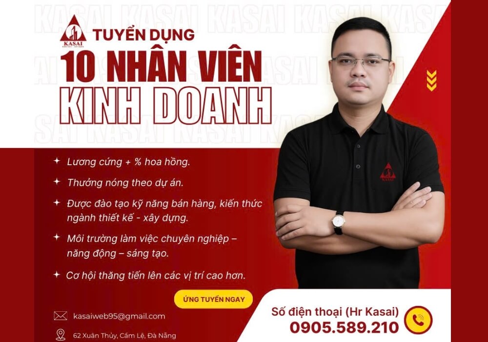 Tuyển dụng nhân viên kinh doanh tại Đà Nẵng