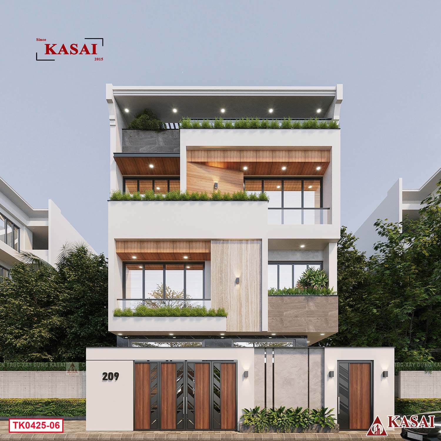 Biệt thự 4 tầng đẹp tại Đà Nẵng