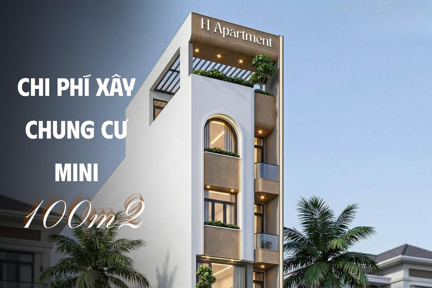 Chi phí xây chung cư mini 100m2