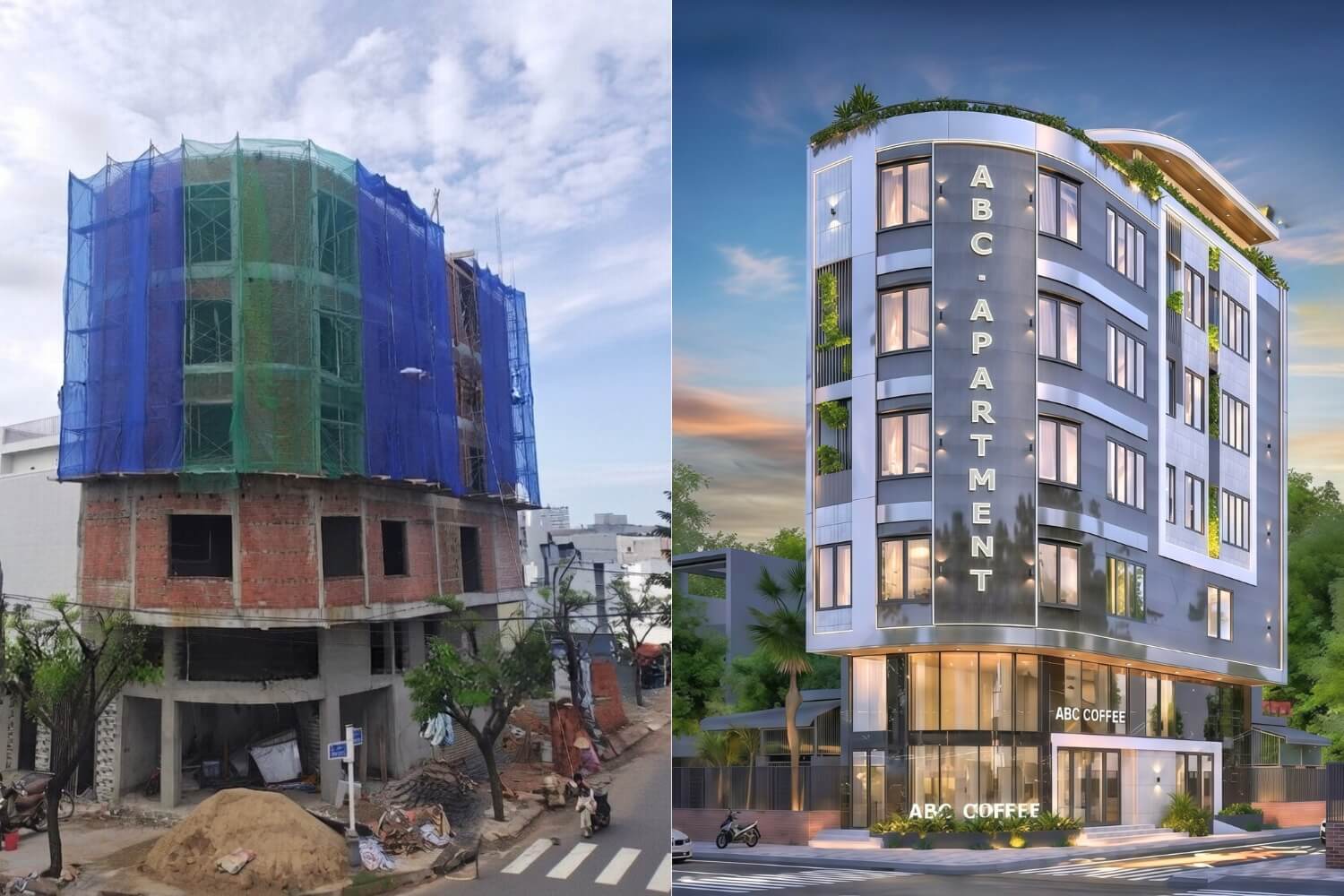 Chi phí xây chung cư mini 100m2