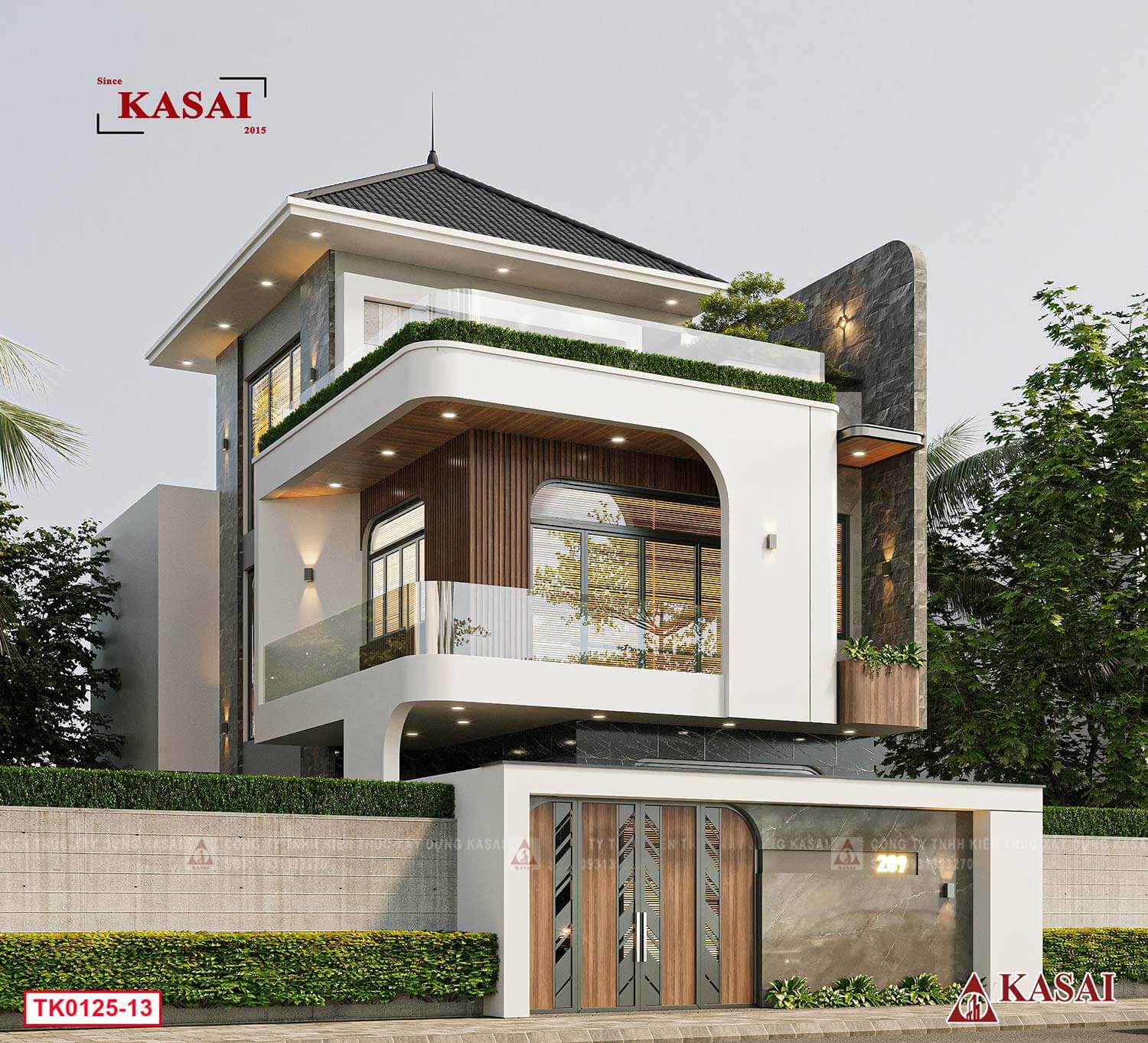 Biệt thự 3 tầng đẹp tại Đà Nẵng