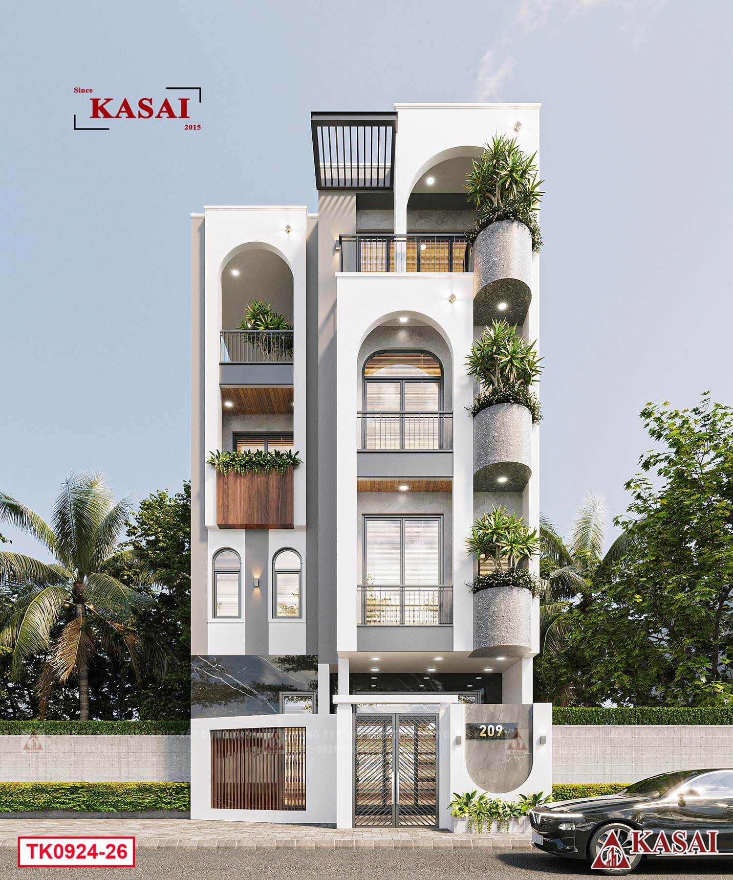 Biệt thự 4 tầng Đà Nẵng