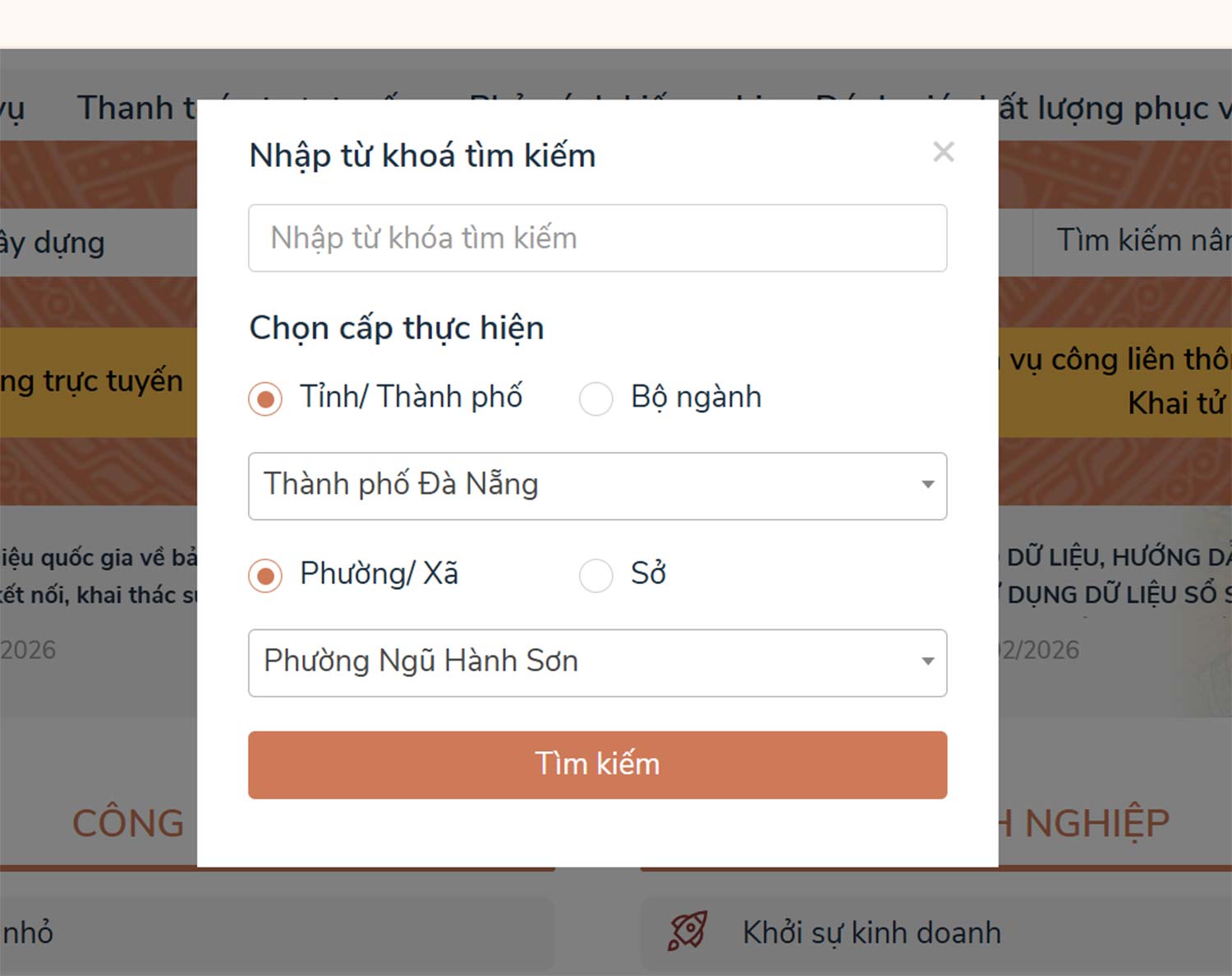 Nộp hồ sơ xây dựng online Đà Nẵng