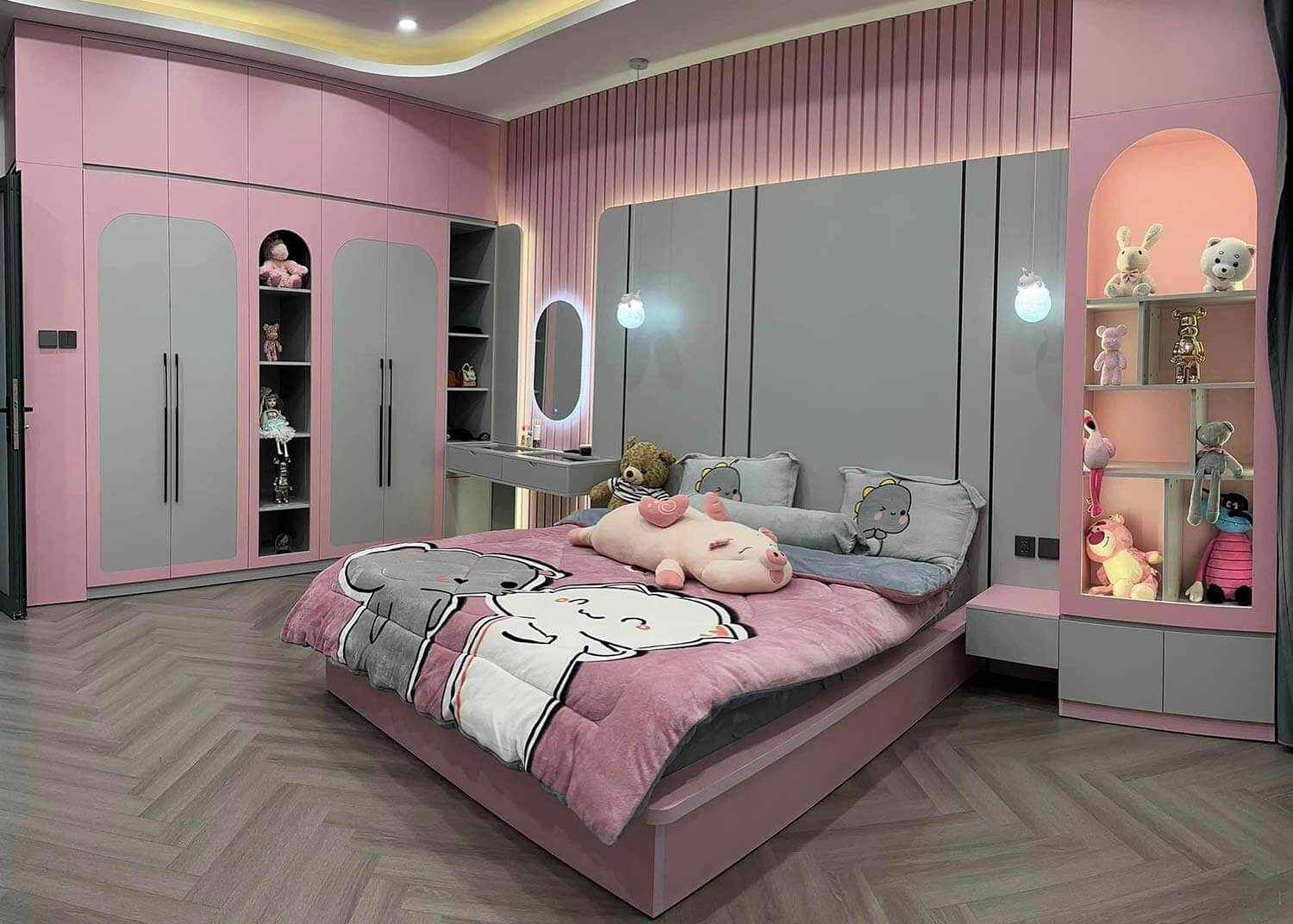 Phòng ngủ 2 nhà 2 tầng V's House