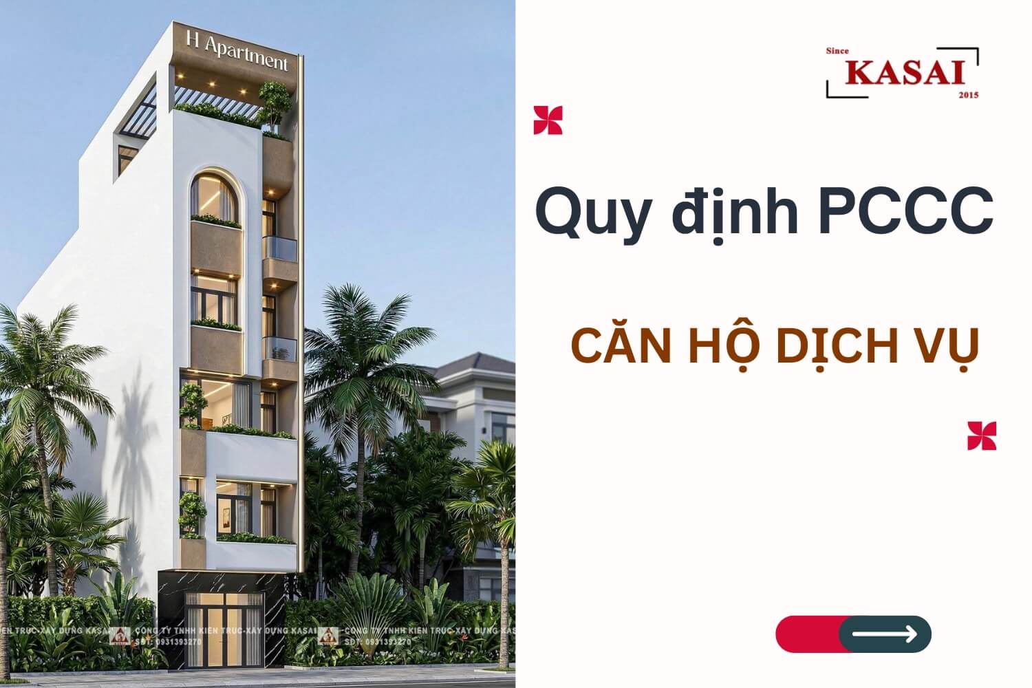 Quy định PCCC căn hộ dịch vụ